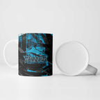 Personalized Cronulla Sutherland Sharks Ceramic Mug Graffiti Grunge Abstract Urban Street Style Design