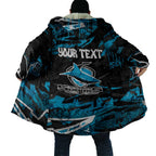 Personalized Cronulla Sutherland Sharks Cloak Graffiti Grunge Abstract Urban Street Style Design