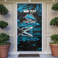 Personalized Cronulla Sutherland Sharks Door Cover Graffiti Grunge Abstract Urban Street Style Design