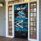 Personalized Cronulla Sutherland Sharks Door Cover Graffiti Grunge Abstract Urban Street Style Design