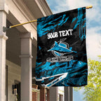 Personalized Cronulla Sutherland Sharks Garden Flag Graffiti Grunge Abstract Urban Street Style Design