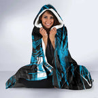 Personalized Cronulla Sutherland Sharks Hooded Blanket Graffiti Grunge Abstract Urban Street Style Design