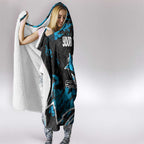 Personalized Cronulla Sutherland Sharks Hooded Blanket Graffiti Grunge Abstract Urban Street Style Design