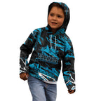 Personalized Cronulla Sutherland Sharks Kid Hoodie Graffiti Grunge Abstract Urban Street Style Design