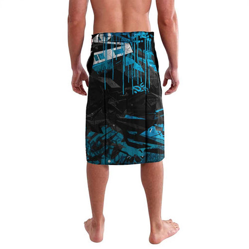 Personalized Cronulla Sutherland Sharks Lavalava Graffiti Grunge Abstract Urban Street Style Design