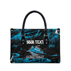 Personalized Cronulla Sutherland Sharks Leather Bag Graffiti Grunge Abstract Urban Street Style Design