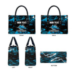 Personalized Cronulla Sutherland Sharks Leather Bag Graffiti Grunge Abstract Urban Street Style Design