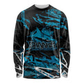Personalized Cronulla Sutherland Sharks Long Sleeve Shirt Graffiti Grunge Abstract Urban Street Style Design