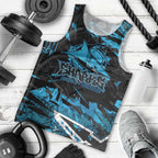 Personalized Cronulla Sutherland Sharks Men Tank Top Graffiti Grunge Abstract Urban Street Style Design