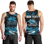 Personalized Cronulla Sutherland Sharks Men Tank Top Graffiti Grunge Abstract Urban Street Style Design