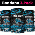 Personalized Cronulla Sutherland Sharks Neck Gaiter Graffiti Grunge Abstract Urban Street Style Design