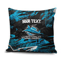 Personalized Cronulla Sutherland Sharks Pillow Cover Graffiti Grunge Abstract Urban Street Style Design