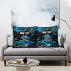 Personalized Cronulla Sutherland Sharks Pillow Cover Graffiti Grunge Abstract Urban Street Style Design