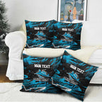 Personalized Cronulla Sutherland Sharks Pillow Cover Graffiti Grunge Abstract Urban Street Style Design