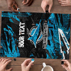 Personalized Cronulla Sutherland Sharks Puzzle Graffiti Grunge Abstract Urban Street Style Design