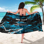 Personalized Cronulla Sutherland Sharks Sarong Graffiti Grunge Abstract Urban Street Style Design