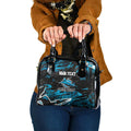 Personalized Cronulla Sutherland Sharks Shoulder Handbag Graffiti Grunge Abstract Urban Street Style Design