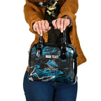 Personalized Cronulla Sutherland Sharks Shoulder Handbag Graffiti Grunge Abstract Urban Street Style Design