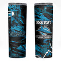 Personalized Cronulla Sutherland Sharks Skinny Tumbler Graffiti Grunge Abstract Urban Street Style Design