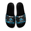 Personalized Cronulla Sutherland Sharks Slide Sandals Graffiti Grunge Abstract Urban Street Style Design