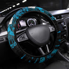 Cronulla Sutherland Sharks Steering Wheel Cover Graffiti Grunge Abstract Urban Street Style Design