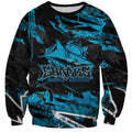 Personalized Cronulla Sutherland Sharks Sweatshirt Graffiti Grunge Abstract Urban Street Style Design