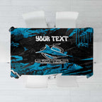 Personalized Cronulla Sutherland Sharks Tablecloth Graffiti Grunge Abstract Urban Street Style Design