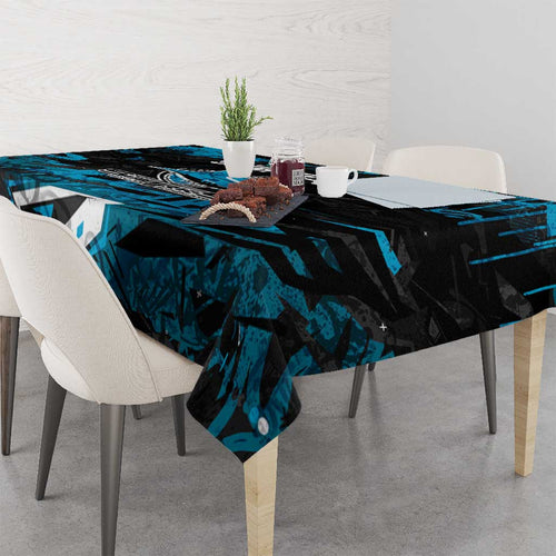 Personalized Cronulla Sutherland Sharks Tablecloth Graffiti Grunge Abstract Urban Street Style Design
