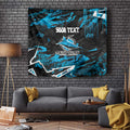 Personalized Cronulla Sutherland Sharks Tapestry Graffiti Grunge Abstract Urban Street Style Design