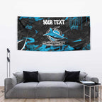 Personalized Cronulla Sutherland Sharks Tapestry Graffiti Grunge Abstract Urban Street Style Design