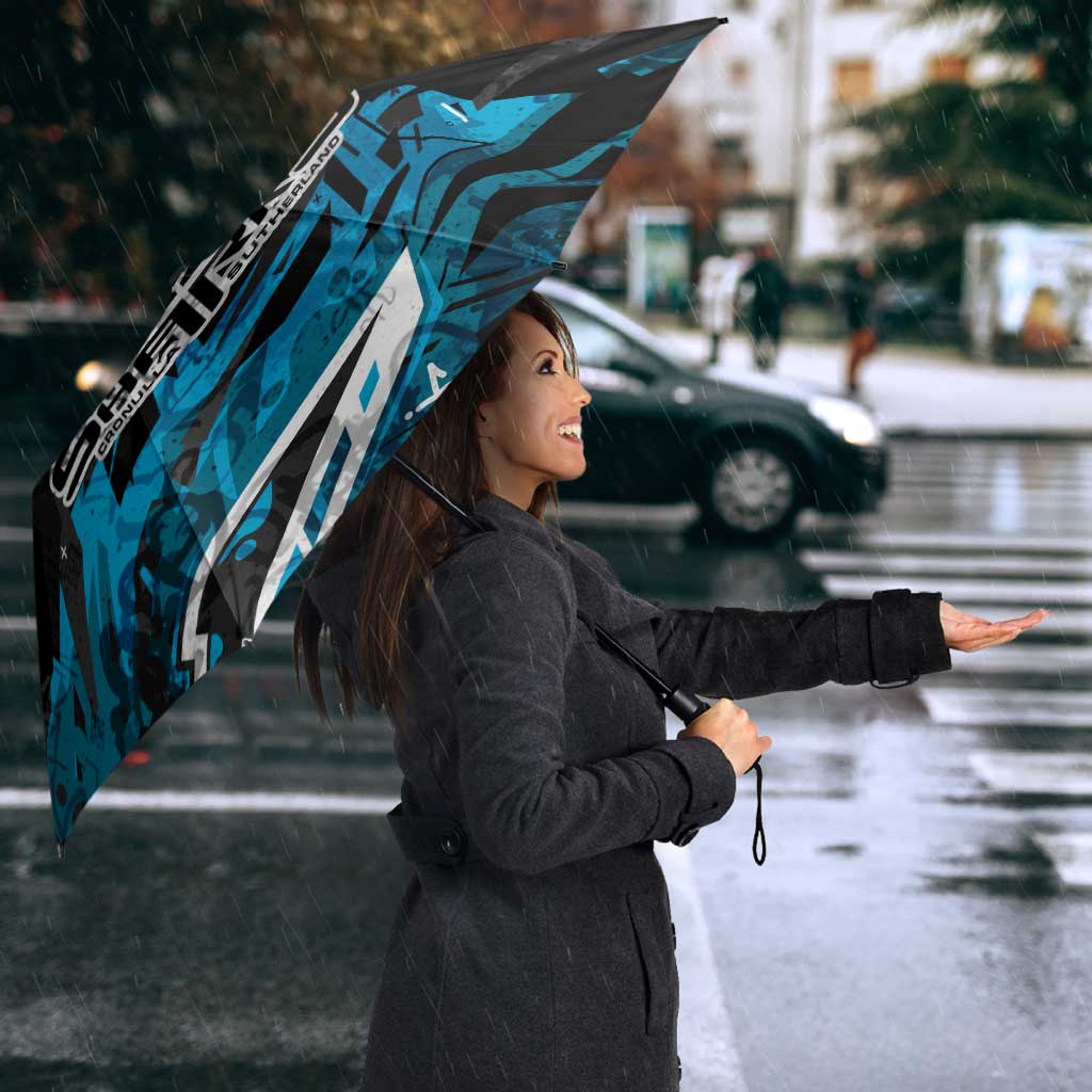 Personalized Cronulla Sutherland Sharks Umbrella Graffiti Grunge Abstract Urban Street Style Design