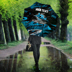 Personalized Cronulla Sutherland Sharks Umbrella Graffiti Grunge Abstract Urban Street Style Design