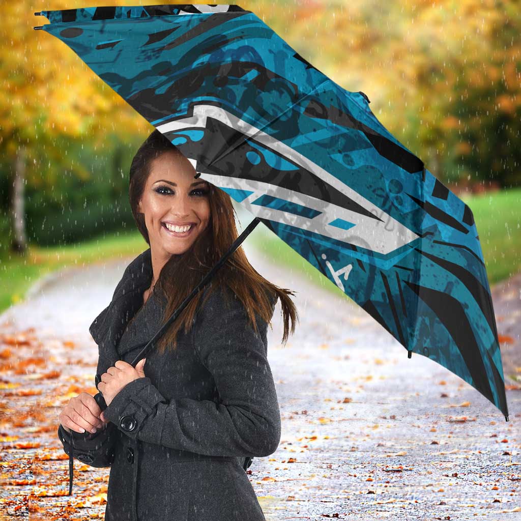 Personalized Cronulla Sutherland Sharks Umbrella Graffiti Grunge Abstract Urban Street Style Design