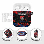 Personalized Newcastle Knights AirPods Case Graffiti Grunge Abstract Urban Street Style Design