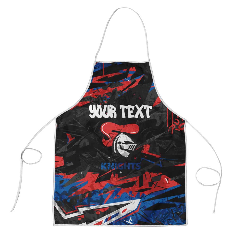 Personalized Newcastle Knights Apron Graffiti Grunge Abstract Urban Street Style Design