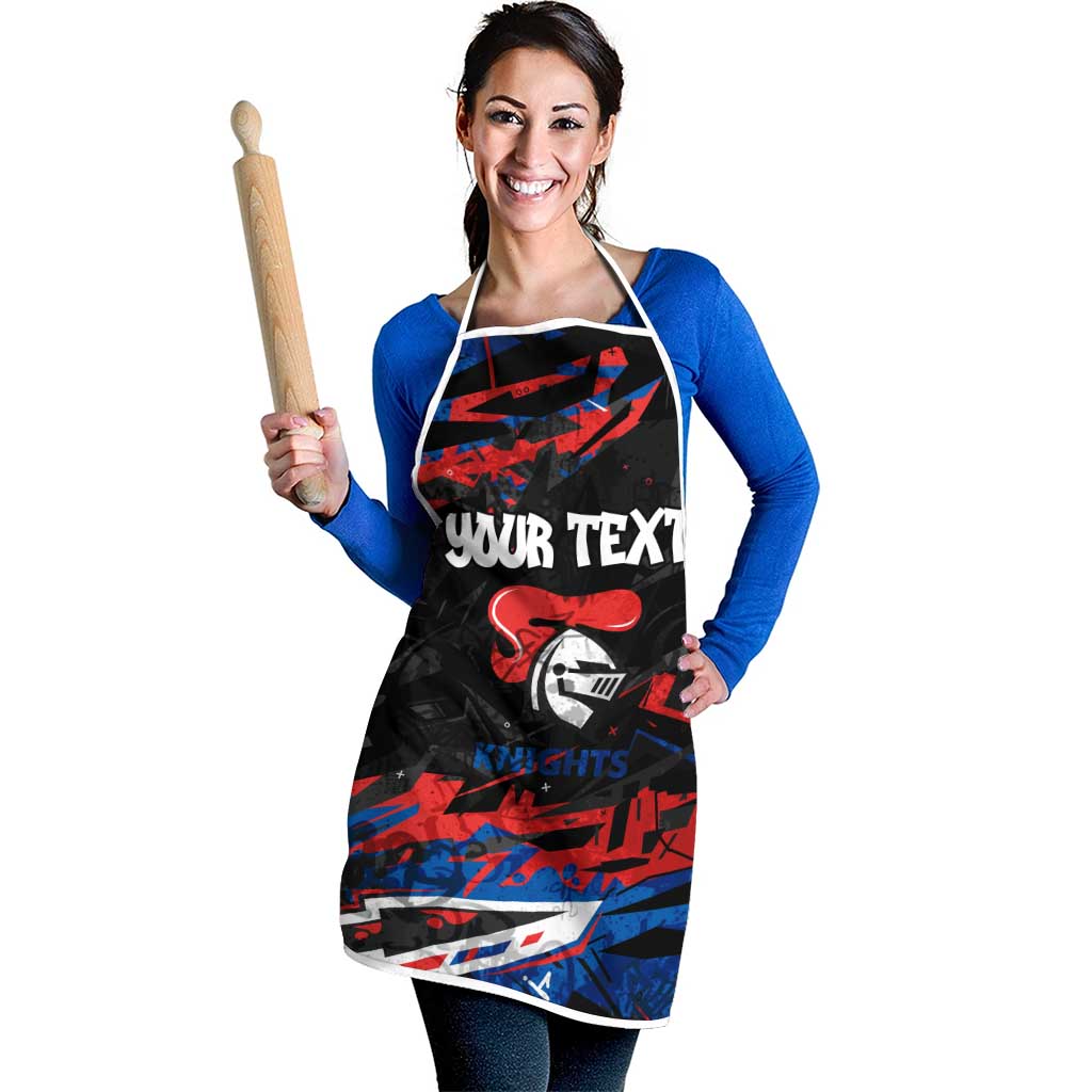 Personalized Newcastle Knights Apron Graffiti Grunge Abstract Urban Street Style Design