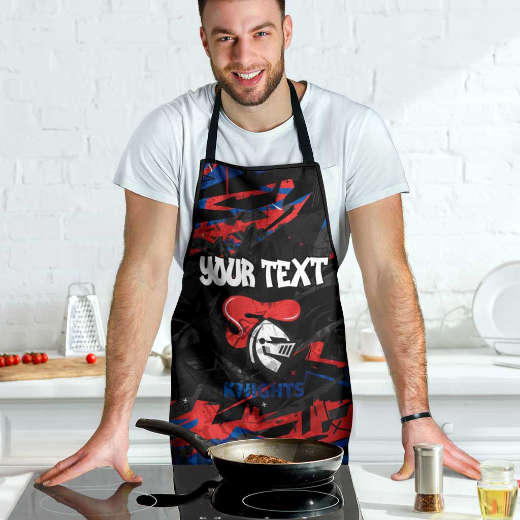 Personalized Newcastle Knights Apron Graffiti Grunge Abstract Urban Street Style Design