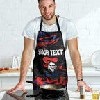 Personalized Newcastle Knights Apron Graffiti Grunge Abstract Urban Street Style Design