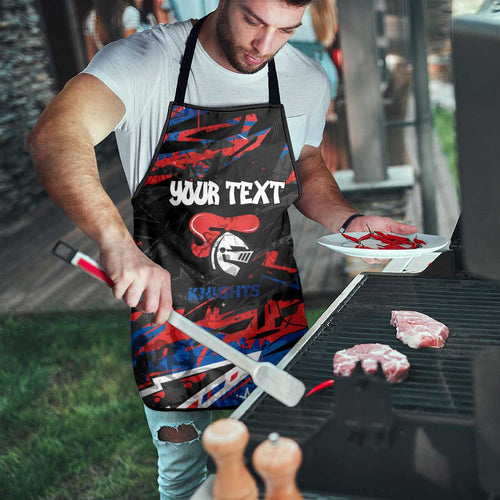 Personalized Newcastle Knights Apron Graffiti Grunge Abstract Urban Street Style Design