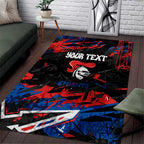 Personalized Newcastle Knights Area Rug Graffiti Grunge Abstract Urban Street Style Design