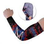 Personalized Newcastle Knights Arm Sleeves Graffiti Grunge Abstract Urban Street Style Design