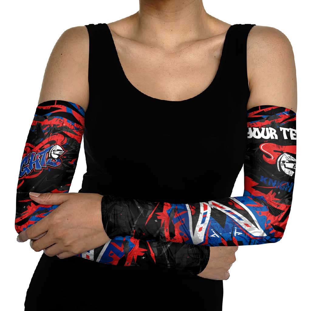 Personalized Newcastle Knights Arm Sleeves Graffiti Grunge Abstract Urban Street Style Design