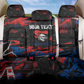 Personalized Newcastle Knights Back Car Seat Cover Graffiti Grunge Abstract Urban Street Style Design
