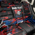 Personalized Newcastle Knights Back Car Seat Cover Graffiti Grunge Abstract Urban Street Style Design