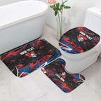 Personalized Newcastle Knights Bathroom Set Graffiti Grunge Abstract Urban Street Style Design