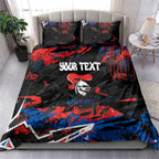 Personalized Newcastle Knights Bedding Set Graffiti Grunge Abstract Urban Street Style Design