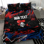 Personalized Newcastle Knights Bedding Set Graffiti Grunge Abstract Urban Street Style Design
