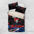 Personalized Newcastle Knights Bedding Set Graffiti Grunge Abstract Urban Street Style Design