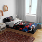 Personalized Newcastle Knights Bedding Set Graffiti Grunge Abstract Urban Street Style Design