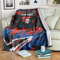 Personalized Newcastle Knights Blanket Graffiti Grunge Abstract Urban Street Style Design